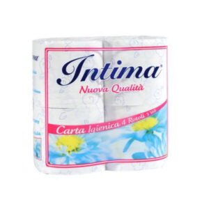 Carta Igienica 4 Rotoli INTIMA Decorata 3 Veli